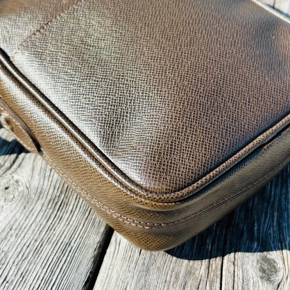 Louis Vuitton Dimitri Leather Shoulder Bag M32468 Brown Authentic Made in France - Picture 7 of 16